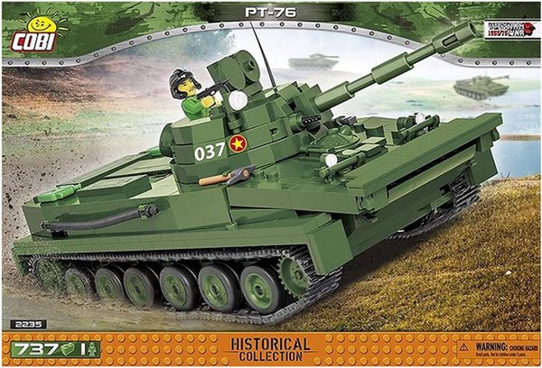 COBI 2235 Panzer PT-76 Bausatz 737 Teile und 1 Figur